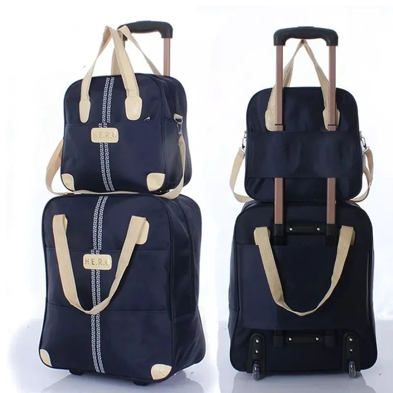 2 i 1 Trolley Rejsetaske med en boarding taske