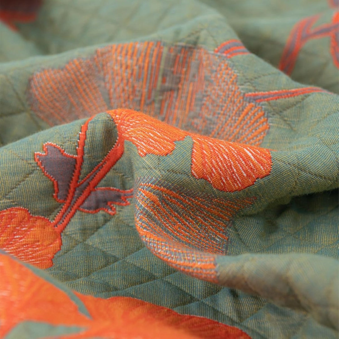 GinkgoQuilt – Sengesæt i bomuld med botanisk vendbar design