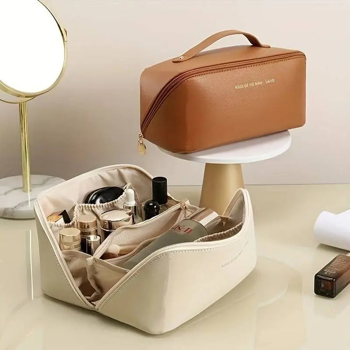 GlamourBox - Elegant kosmetikpose med stor kapacitet