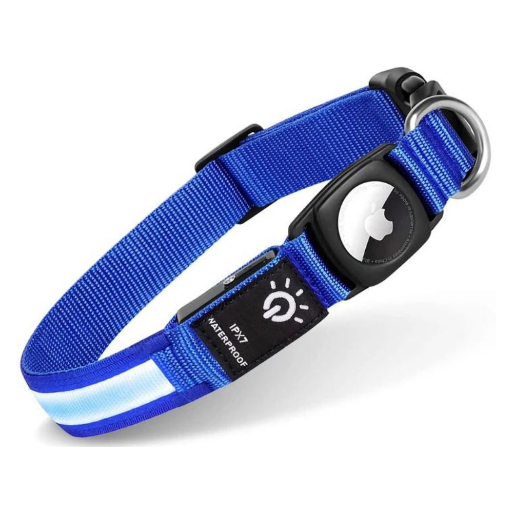 GlowGuard • AirTag Hundehalsbånd