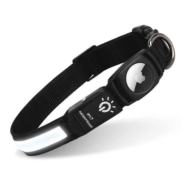 GlowGuard • AirTag Hundehalsbånd