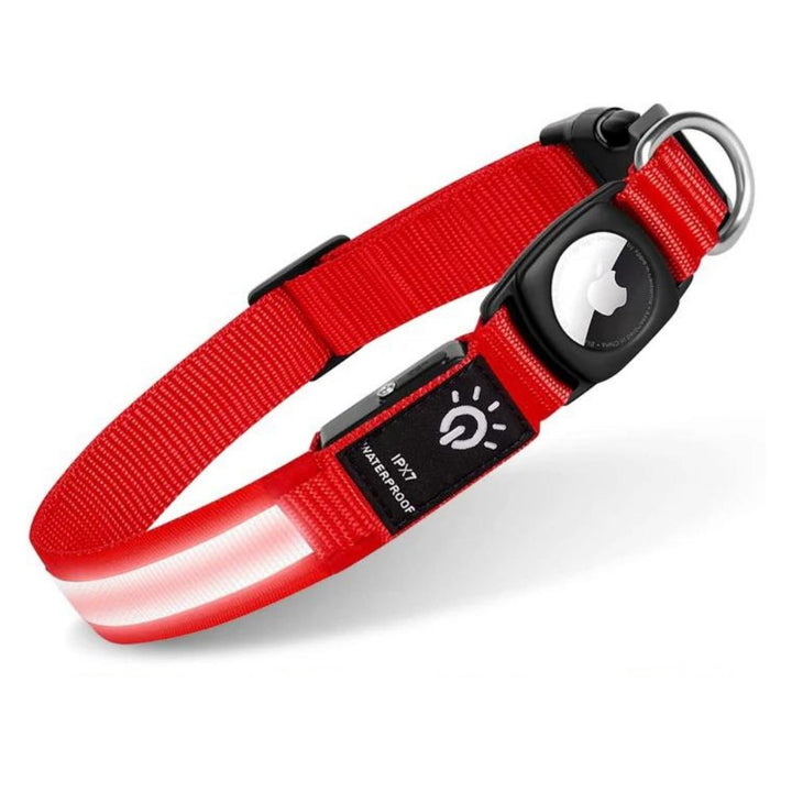 GlowGuard • AirTag Hundehalsbånd