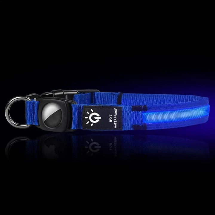 GlowGuard • AirTag Hundehalsbånd