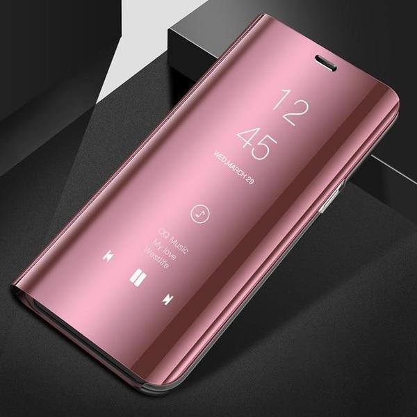 3 i 1 Spejl Flip Case til Samsung Telefoner