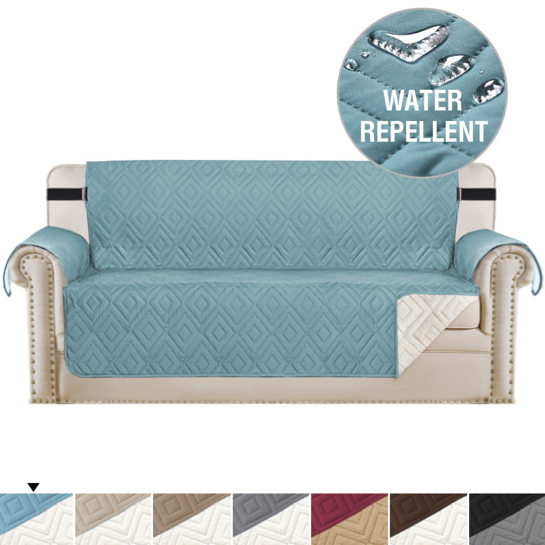 Quilted Sofa Cover Pet Protector Throw Vandtæt Sofa Slip Covers 1/2/3 Sæde