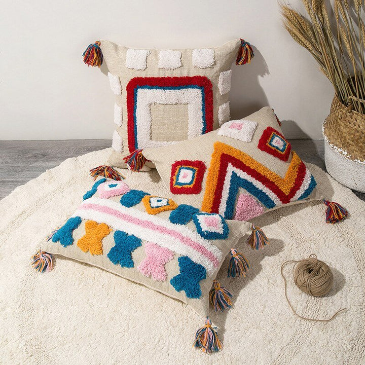 Håndlavet Marokkansk Boho Stil Pude Cover