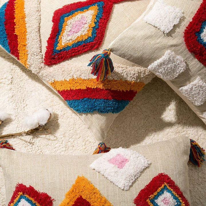 Håndlavet Marokkansk Boho Stil Pude Cover