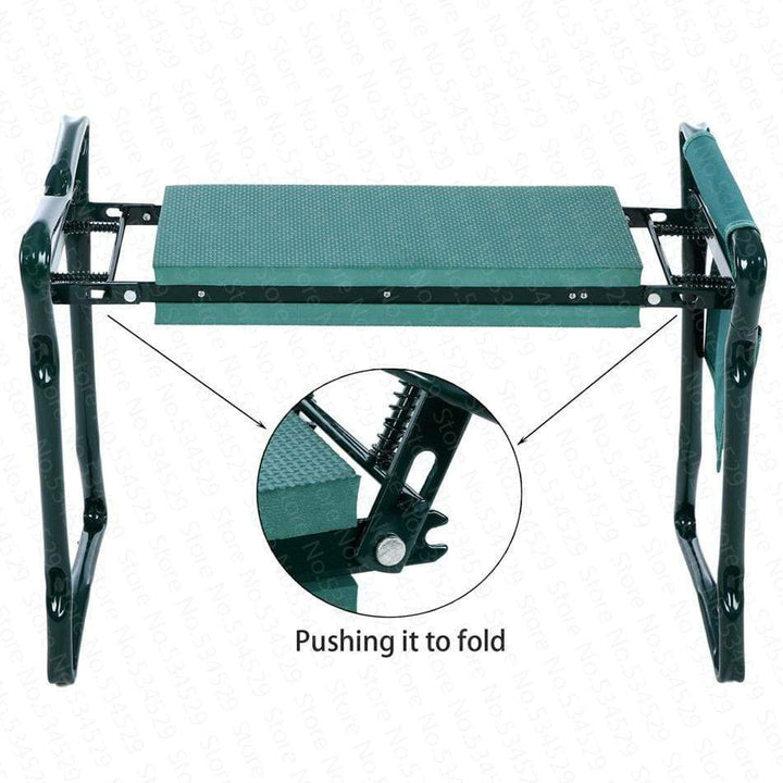 Gartnerbænk - Foldbar ergonomisk knæbænk