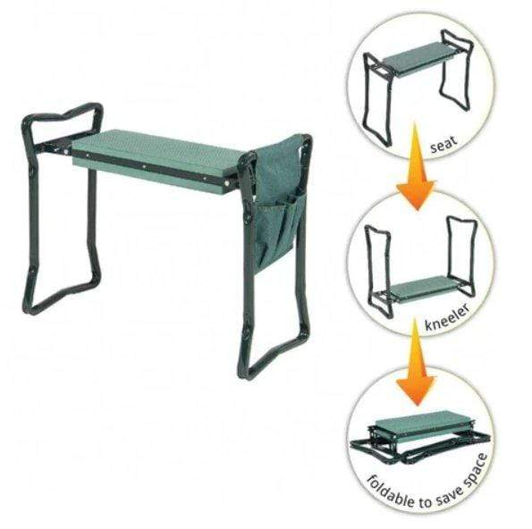 Gartnerbænk - Foldbar ergonomisk knæbænk
