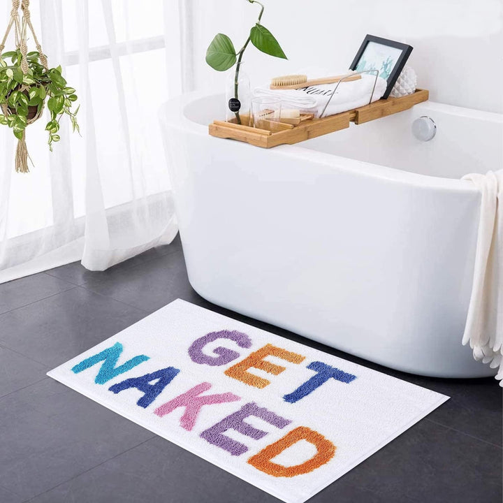 Get Naked Badeværelsesmåtte – Blød tuftet badeværelsesmåtte