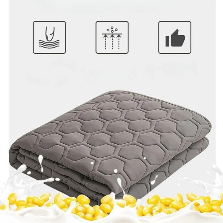 Quilted Cooling Madrasbetræk med Høj-Densitet Køle Fiber |