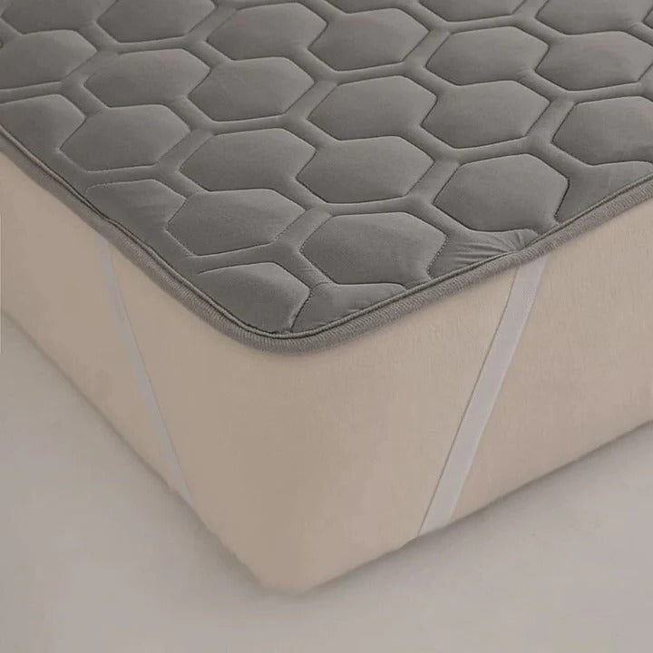 Quilted Cooling Madrasbetræk med Høj-Densitet Køle Fiber |