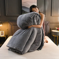 Fleece Tæppe Blødt Varme Plush Sengetøj
