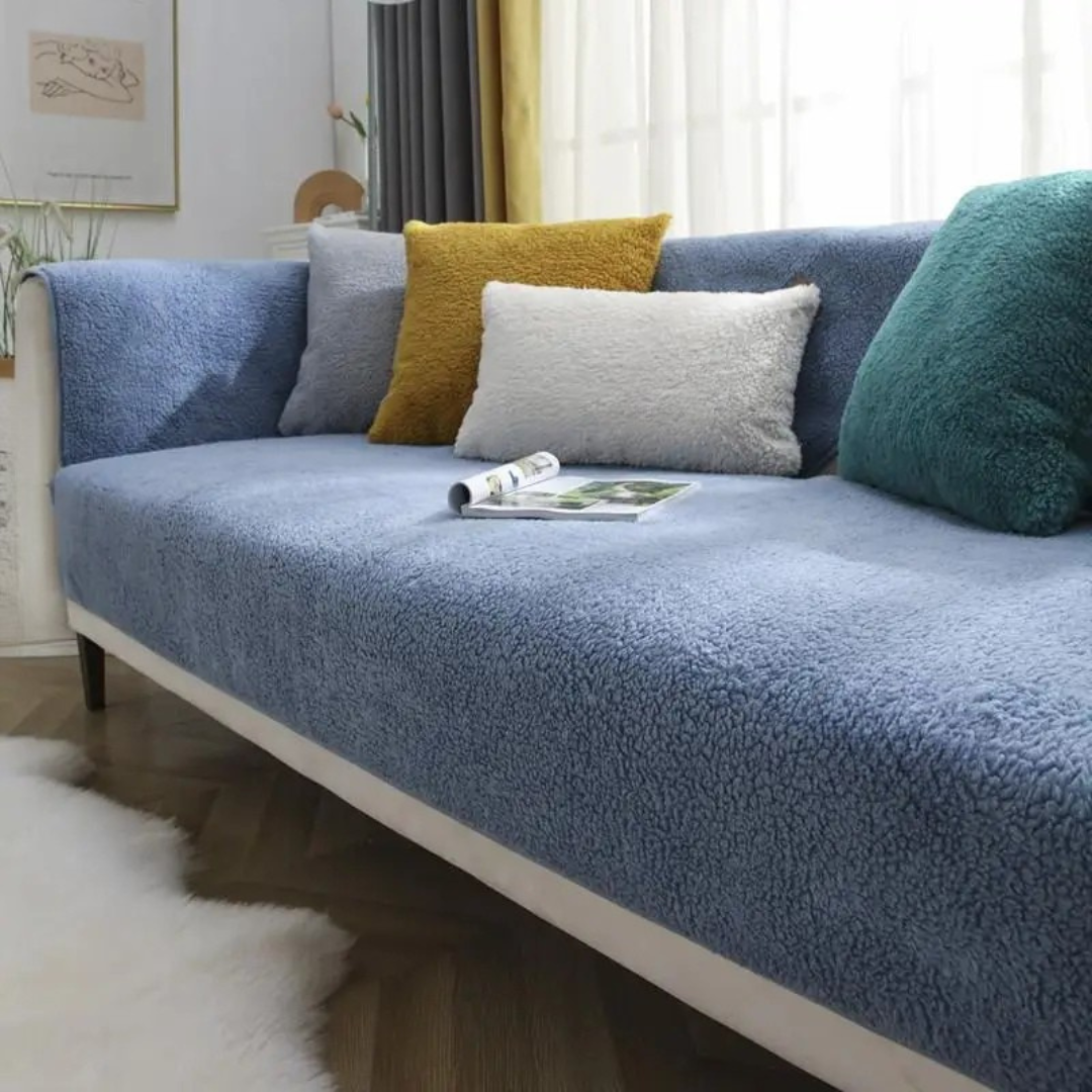 Fleece Sofa Cover Vandtæt Non-Slip