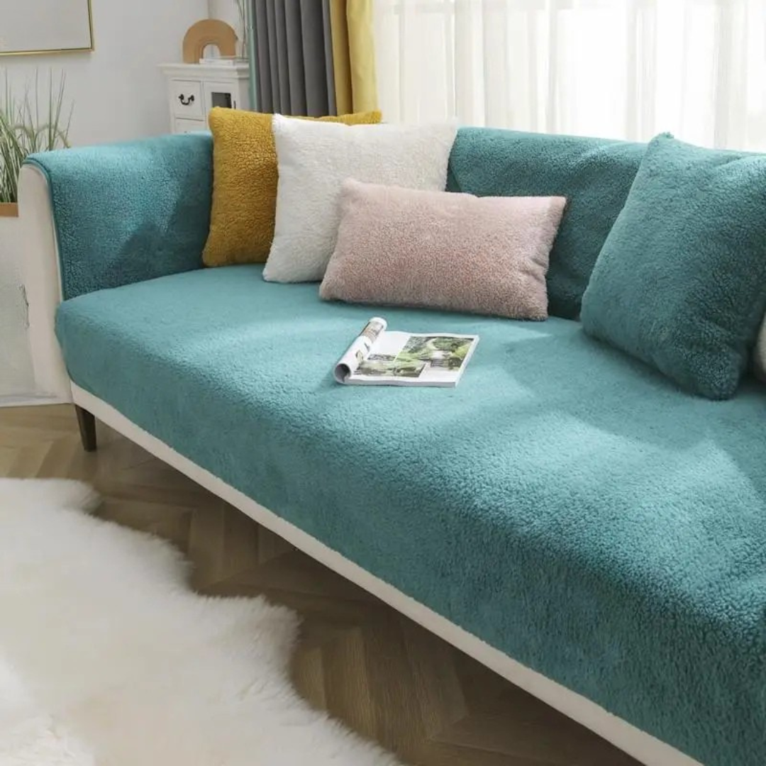 Fleece Sofa Cover Vandtæt Non-Slip