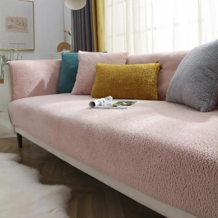Fleece Sofa Cover Vandtæt Non-Slip