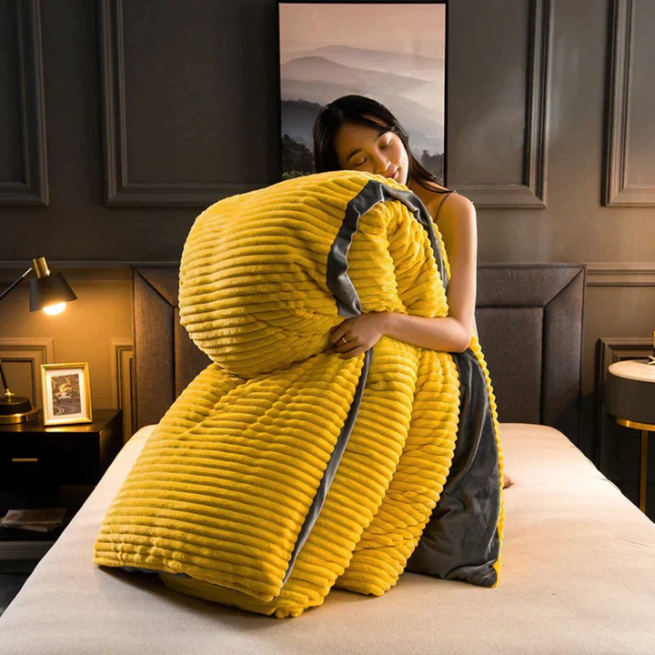 Fleece Tæppe Blødt Varme Plush Sengetøj