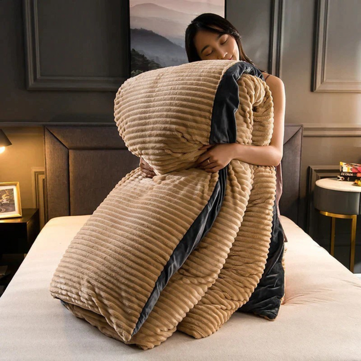 Fleece Tæppe Blødt Varme Plush Sengetøj