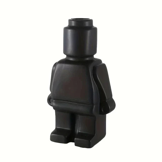 Lego-Vase lavet af keramik