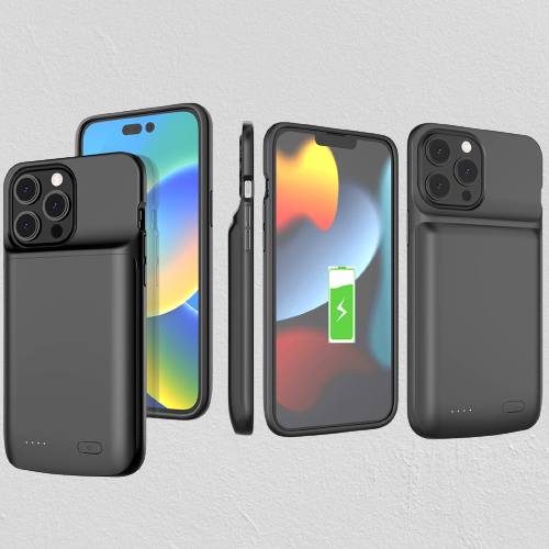 Power Bank Opladnings Armor Telefon Etui