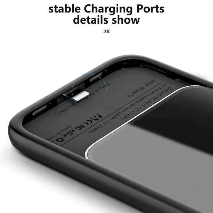 Power Bank Opladnings Armor Telefon Etui