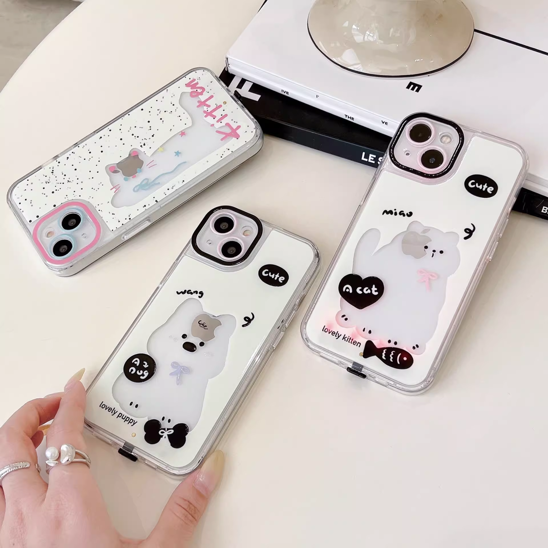 Neon Paws Katteelsker Luminøs Telefoncover