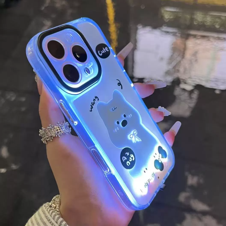 Neon Paws Katteelsker Luminøs Telefoncover