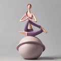 Yoga Dame Figurine Skulptur