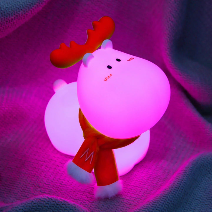 Magisk LED Rensdyr Nattelys - GlowDeer |