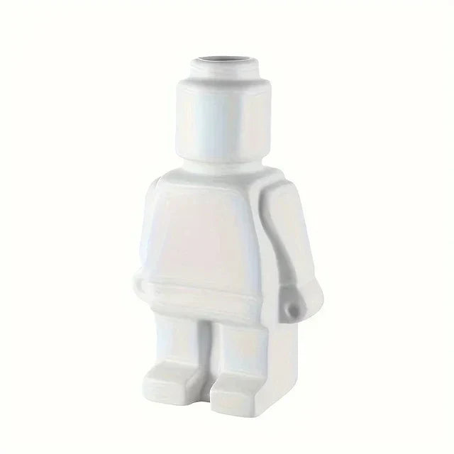 Lego-Vase lavet af keramik