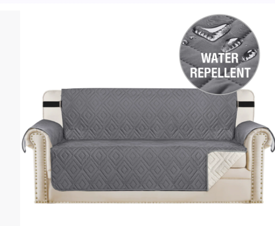 Quilted Sofa Cover Pet Protector Throw Vandtæt Sofa Slip Covers 1/2/3 Sæde