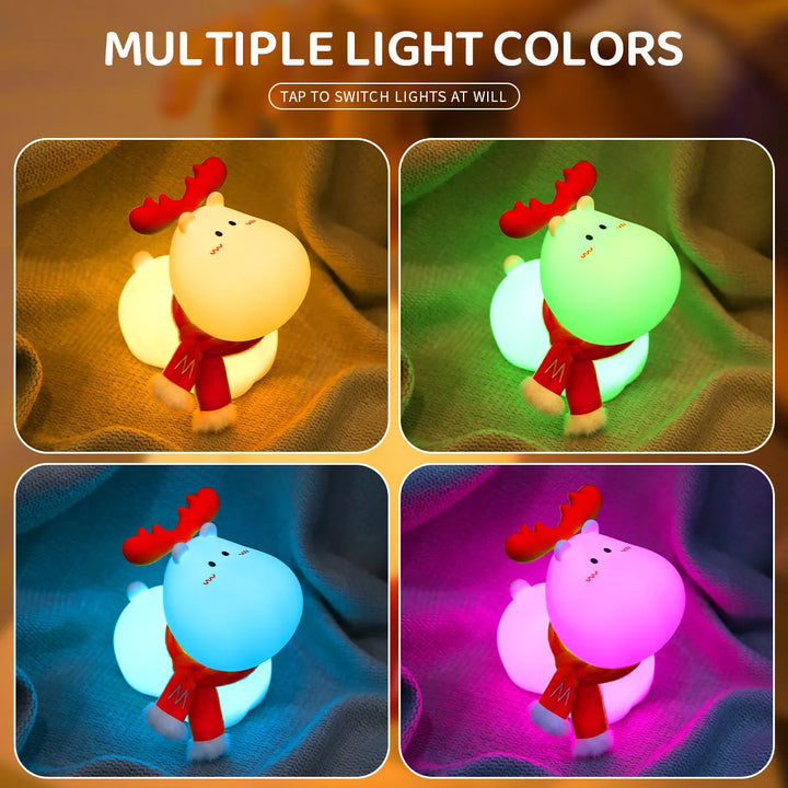 Magisk LED Rensdyr Nattelys - GlowDeer |