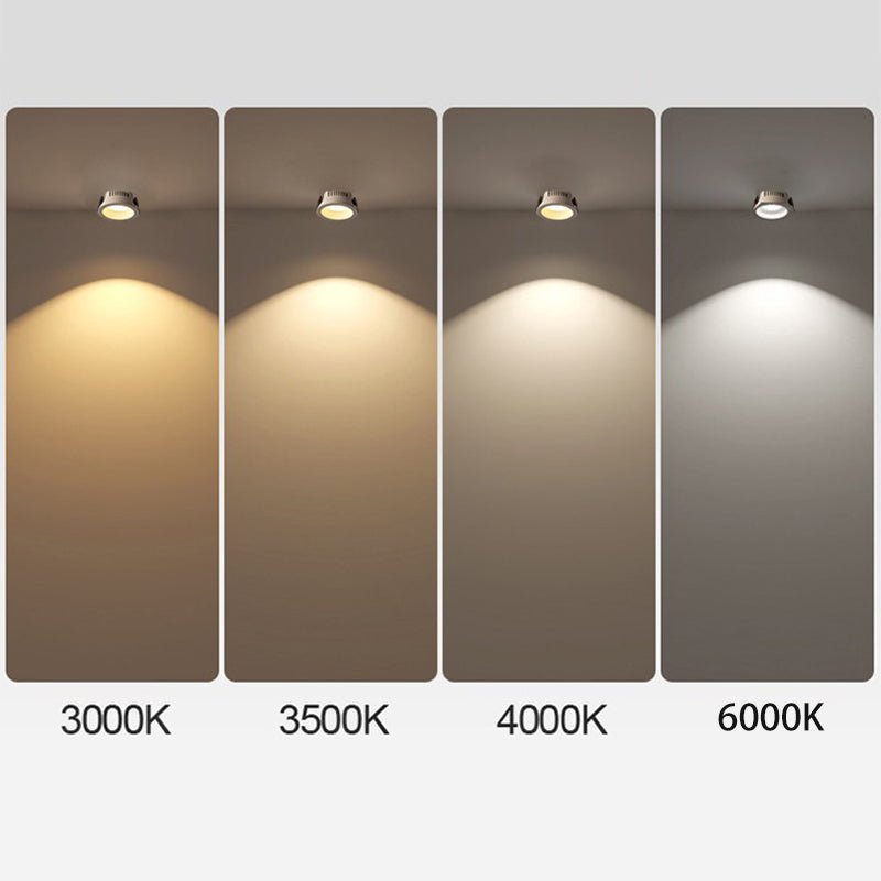 Origo Minimalistisk LED Loftlampe - Justerbar Rund Indbygningslampe
