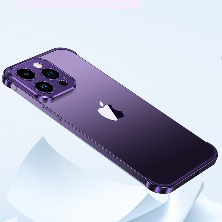 Ultra-tynd Metal Telefonetui | Slankt og Robust | Stødabsorberende Beskyttelse til iPhone og Android |