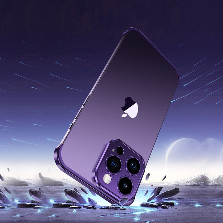 Ultra-tynd Metal Telefonetui | Slankt og Robust | Stødabsorberende Beskyttelse til iPhone og Android |