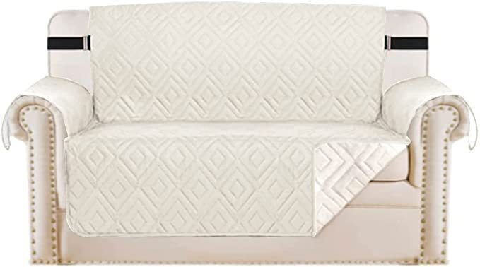 Quilted Sofa Cover Pet Protector Throw Vandtæt Sofa Slip Covers 1/2/3 Sæde