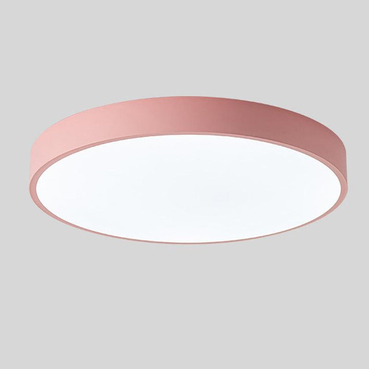 Træ Makron Cirkulær Loftlampe