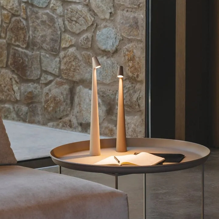 Skulptur bordlampe