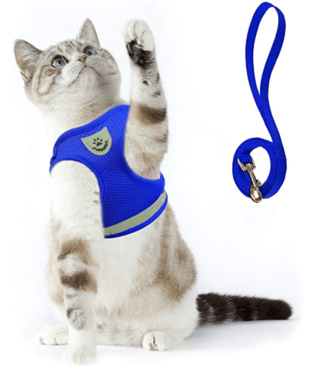 ADVENTURE HARNESS – Flugt-sikker katte sele med snor &amp; reflekterende elementer