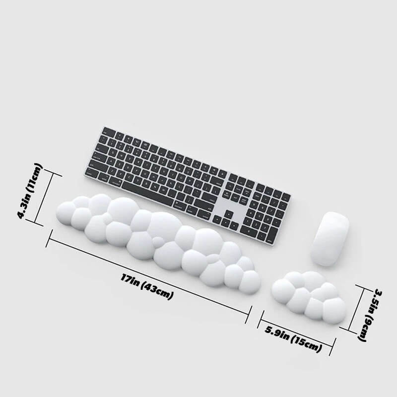 Skyformet Tastatur- og Musunderlag
