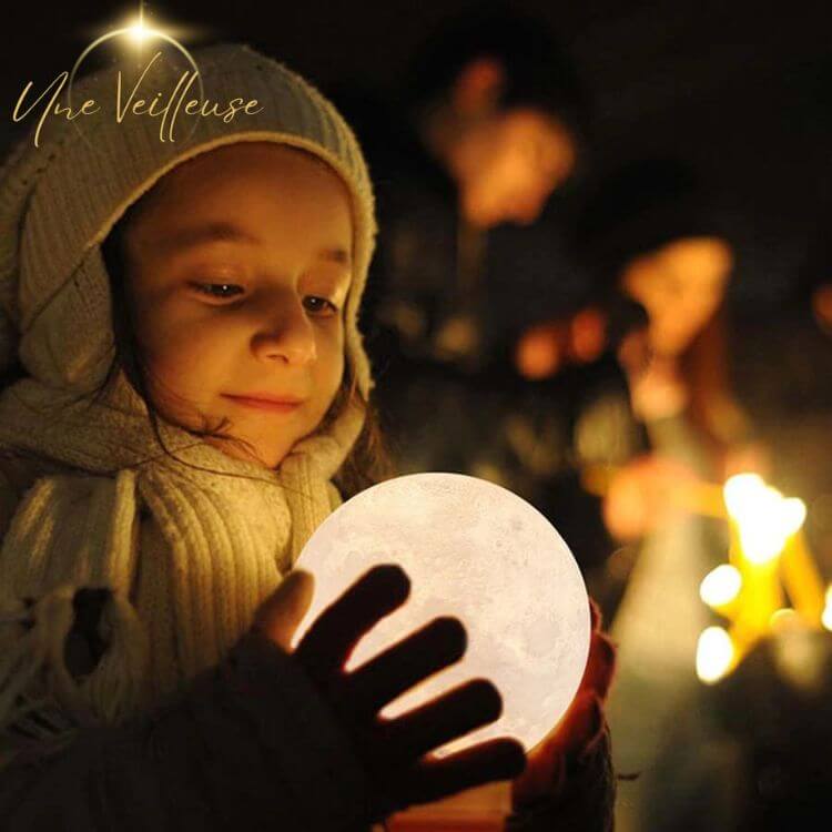 Design Natbordslampe - LunarLight™ Månelampe
