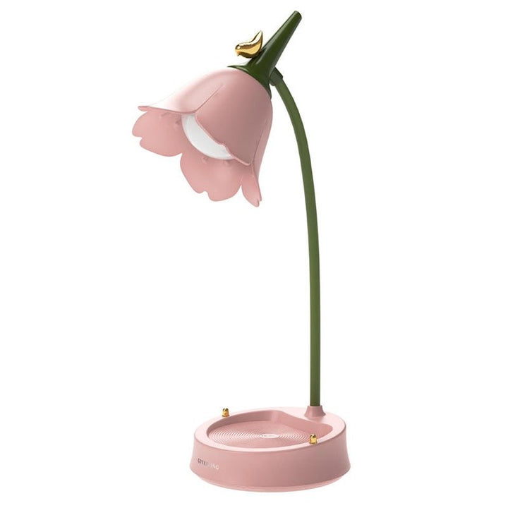 LED bordblomsterlampe stilfuld farverig lampe