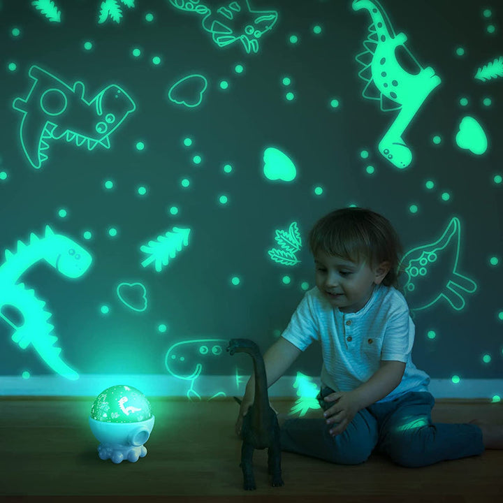 LED Nattelys med Ocean &amp; Stjernehimmel Projektion + Musikfunktion - DreamAura