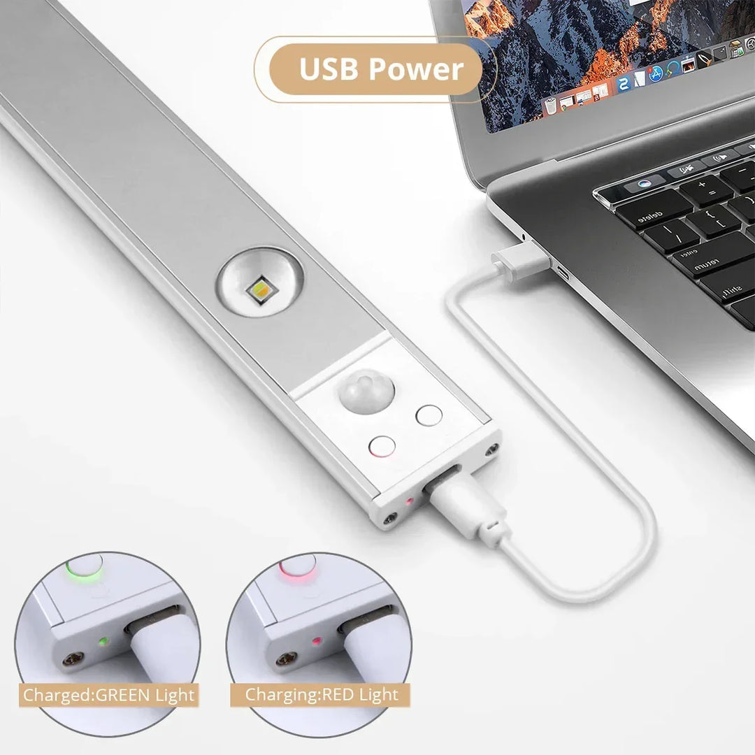 LED Under Skab Spotlys Genopladeligt Magnet Natlys |