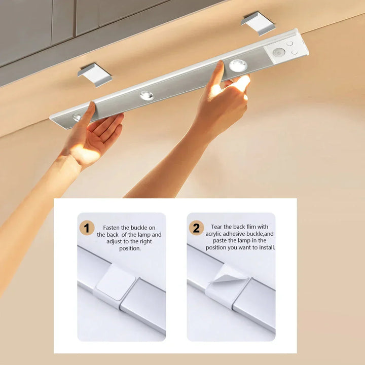 LED Under Skab Spotlys Genopladeligt Magnet Natlys |