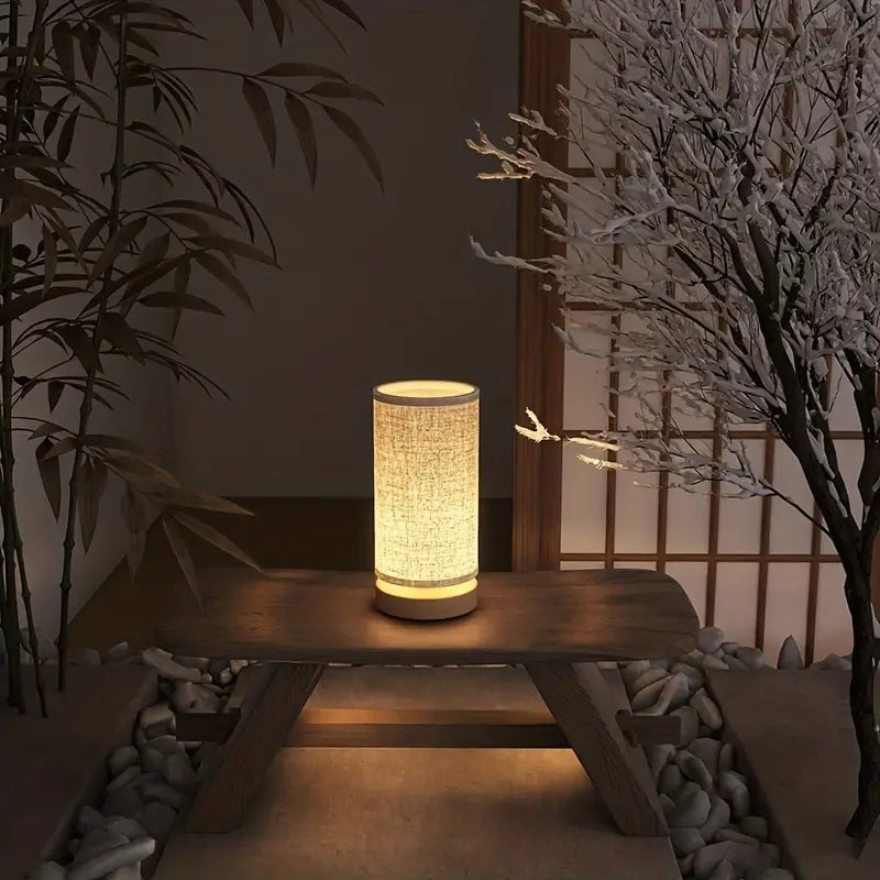 Linned Look Natlampe - LinoGlow