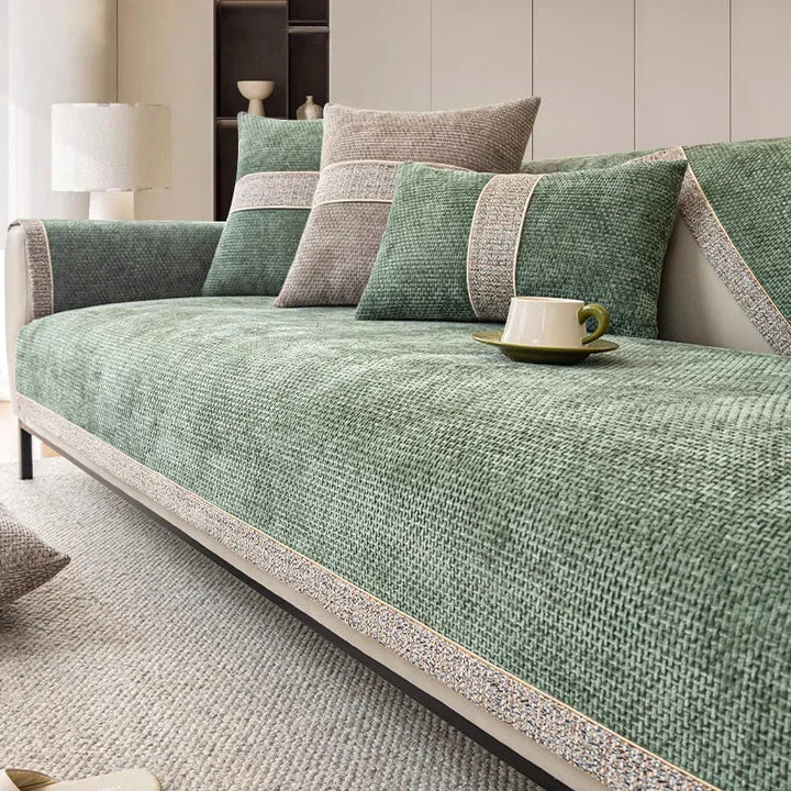 LinenLux Sofa Betræk – Elegant Linnedlook Beskyttelse til Rene og Stilfulde Stuer