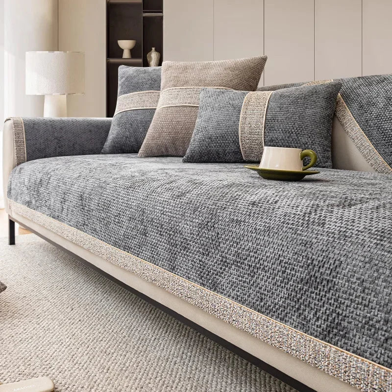 LinenLux Sofa Betræk – Elegant Linnedlook Beskyttelse til Rene og Stilfulde Stuer