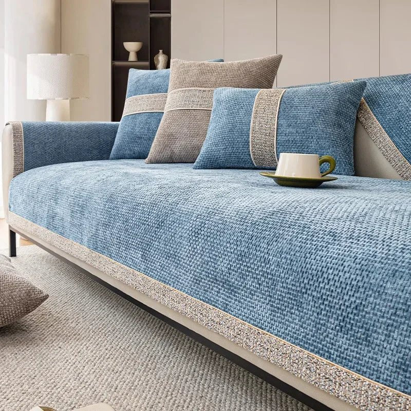LinenLux Sofa Betræk – Elegant Linnedlook Beskyttelse til Rene og Stilfulde Stuer
