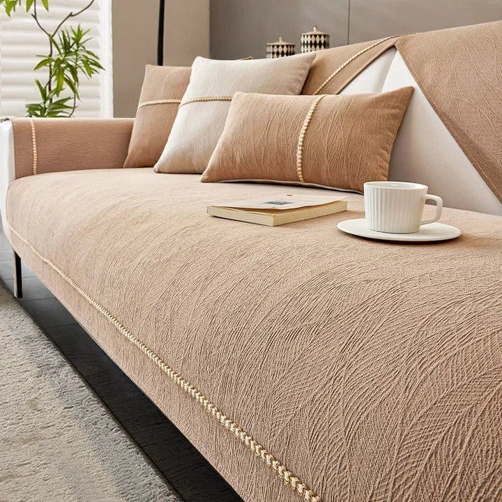 LinenLux Sofa Betræk – Elegant Linnedlook Beskyttelse til Rene og Stilfulde Stuer